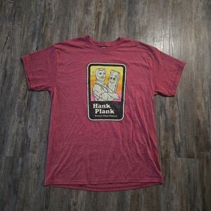 Men's Hank & Plank Red Graphic Tee